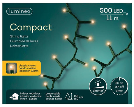 Lumineo julelys kompakt 500l classicwar
