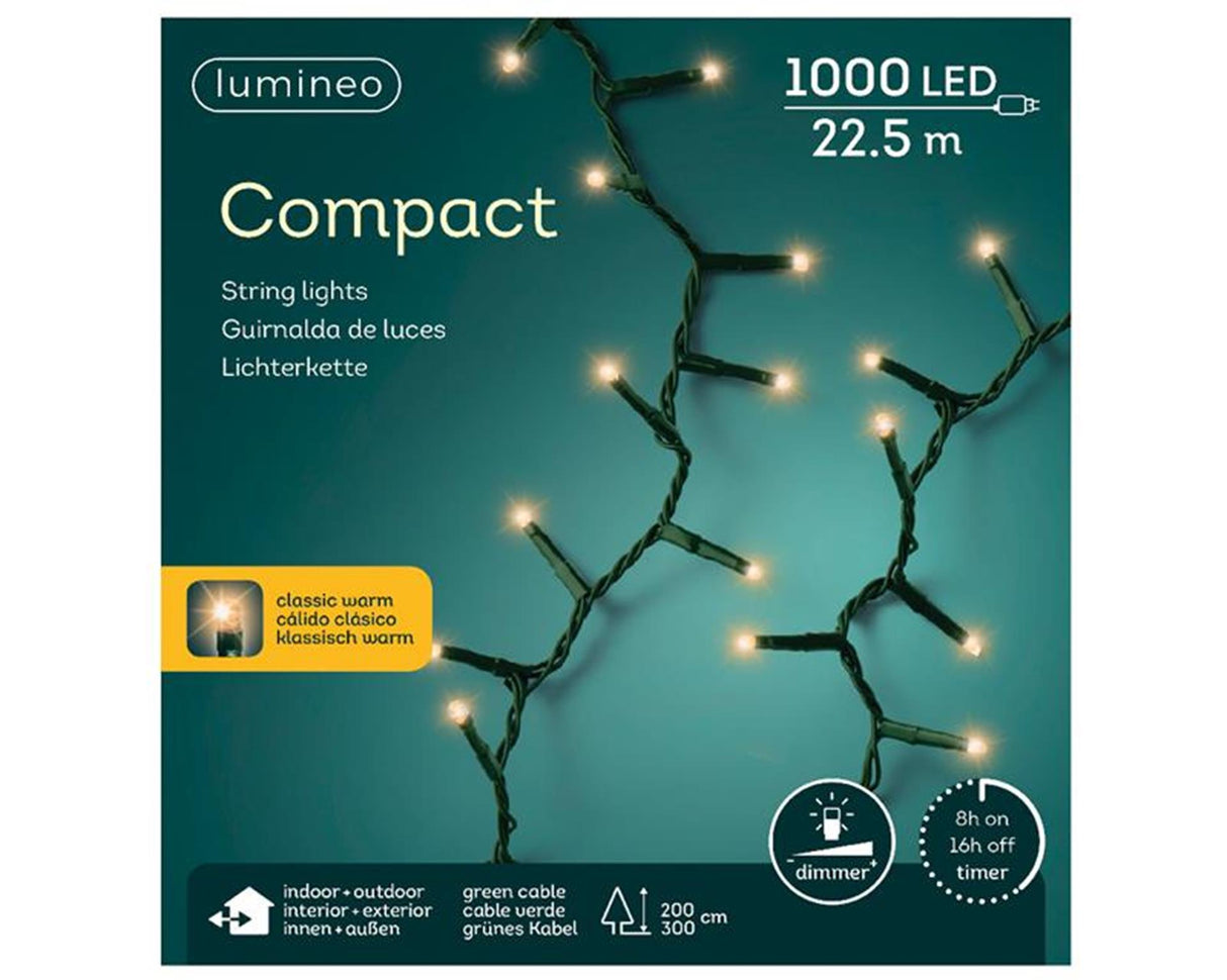 Lumineo LED kompaktlys udendørs 1000LED 22m