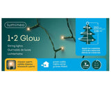 Lumineo juletræsbelysning 1-2 glød 150cm 126 LED lys klassisk varm hvid