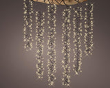 Lumineo boom cascade led's connect starter set 8 functie twinkel effect en 8 uur timer warm wit