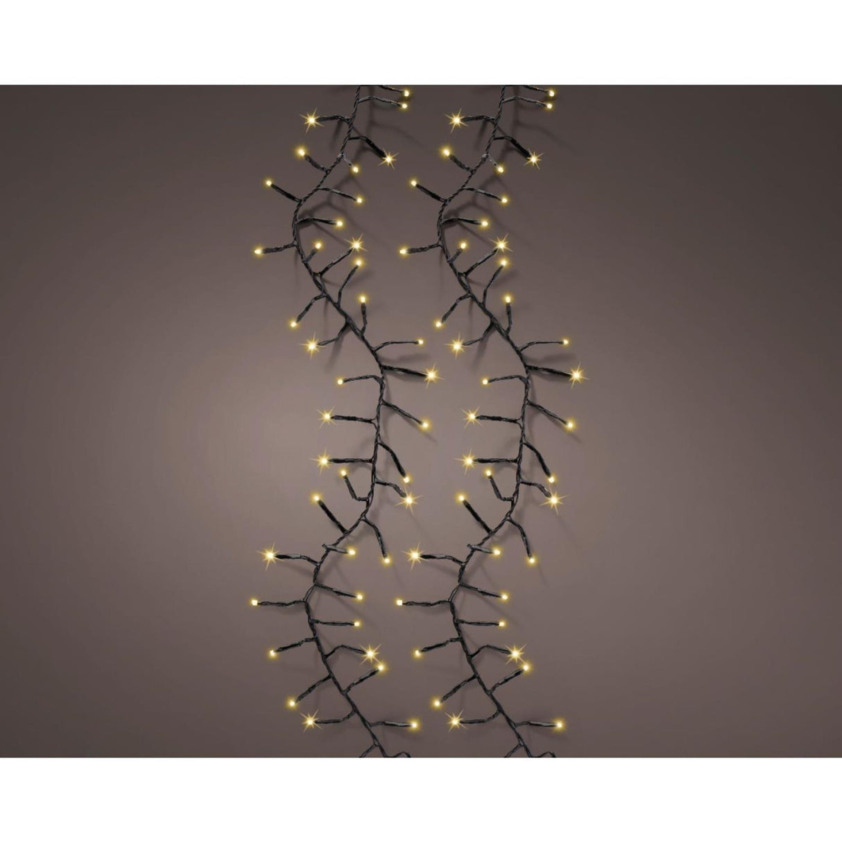 Lumineo julelys excel glimt 25 meter 1584 lamper champagne