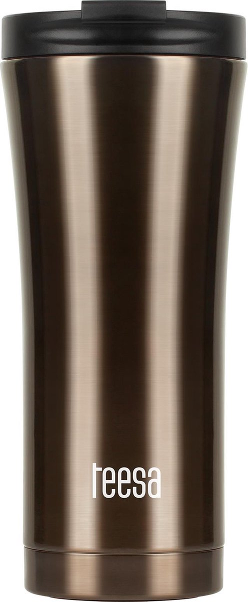 Teesa tsa0008 - termokop i rustfrit stål, 500 ml, brun