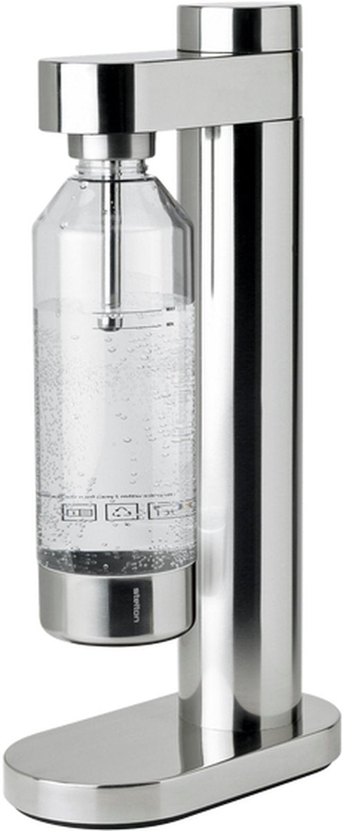 Stelton brus - sodawatermaker - bruiswater - carbonator - steel
