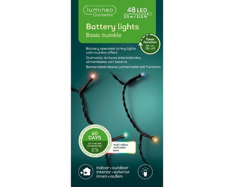 Lumineo batteribelysning durawise 48l farve