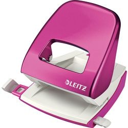 2-hullers hulstans Leitz 5008 8cm metallisk pink