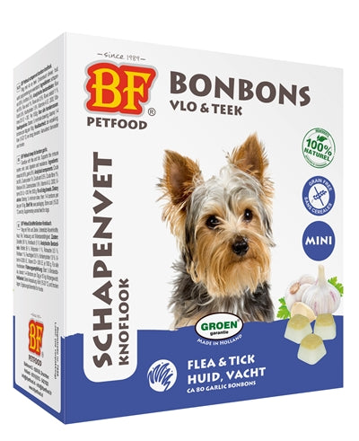 Biofood fåre veterinær mini bonbons hvidløg