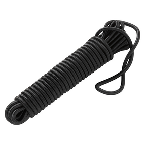 Mack 1072120 - elastisk reb sort tråd 8mm 10m | 5 stk