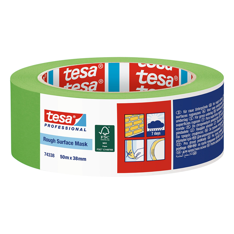 Tesa professional 1075582 - 74338 roughsurfacmask50mx36mm | 8 stk