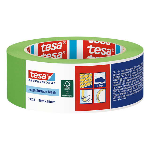 Tesa professional 1075582 - 74338 roughsurfacmask50mx36mm | 8 stk