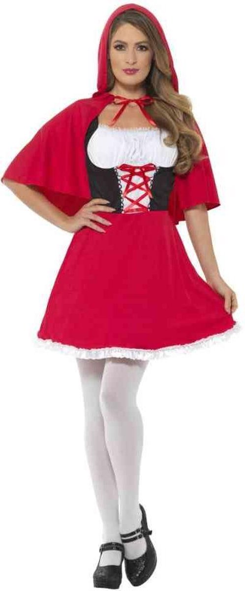 Smiffys - rødhætte kostume - xl - rød