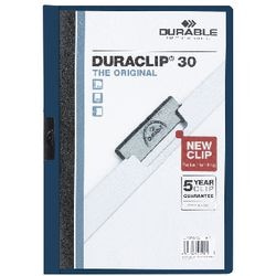 Clip mappe holdbar 2200 a4 blå