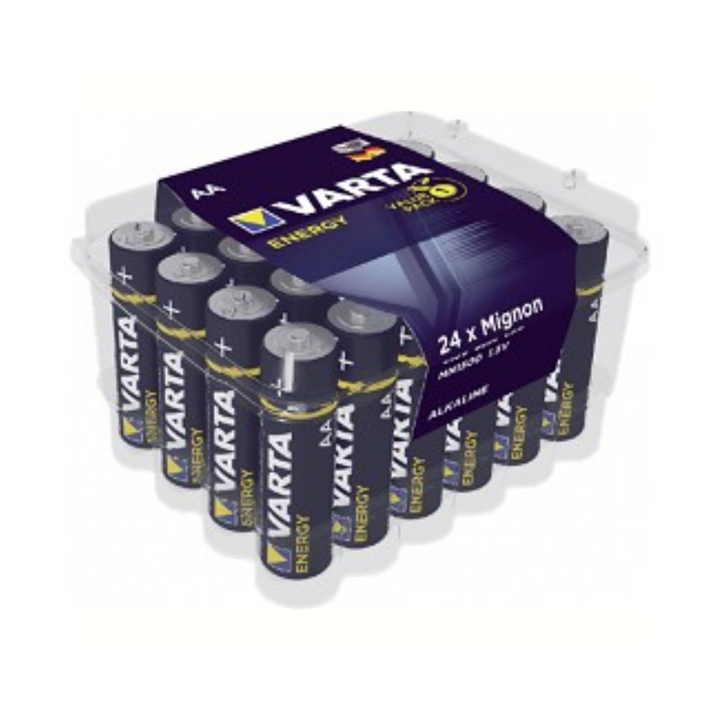 Varta Energie Battery AA LR06 Boks 24 stykker