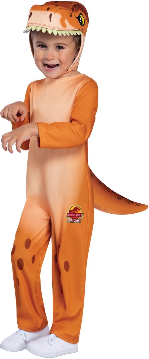 Jurassic World Explorers t-rex kostume til småbørn