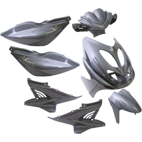 Kantpladesæt 9-delt til Yamaha Aerox op til fabrikationsår 2014 - antracit