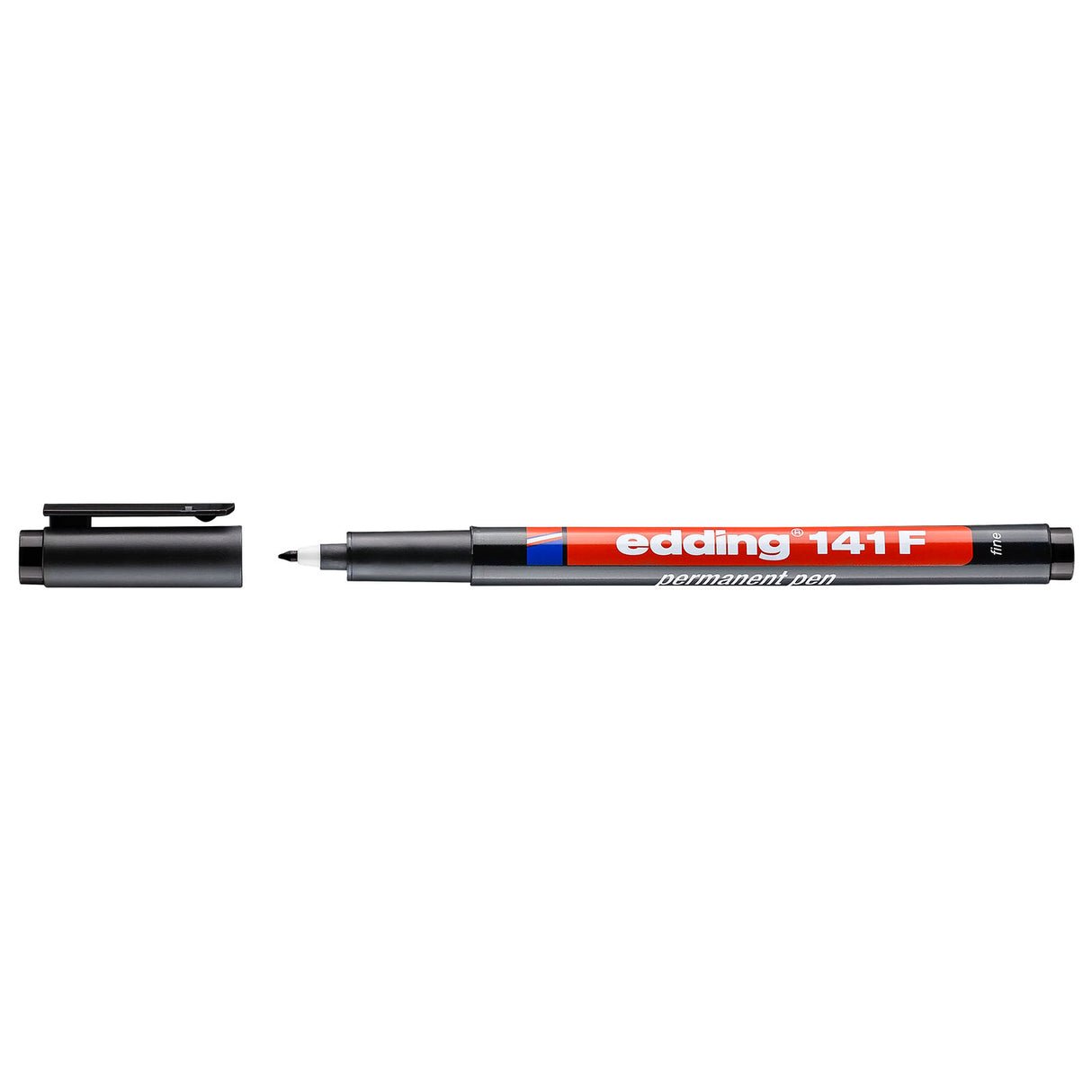 Edding 141f • permanent pen 0,6 mm sort