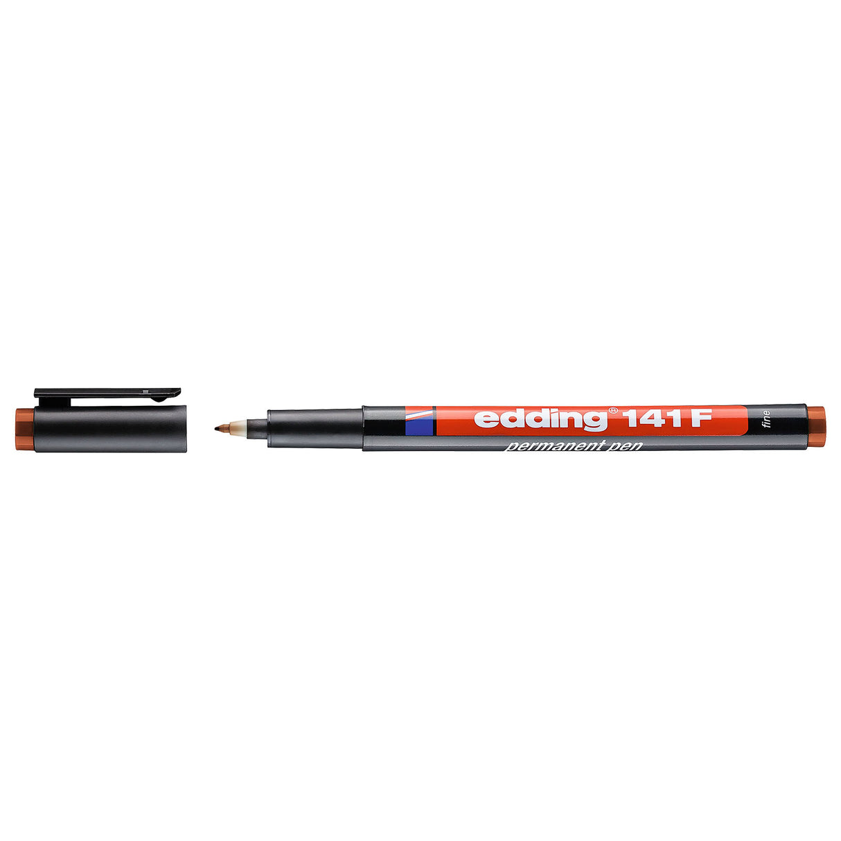 Edding 141f • permanent pen 0,6 mm brun
