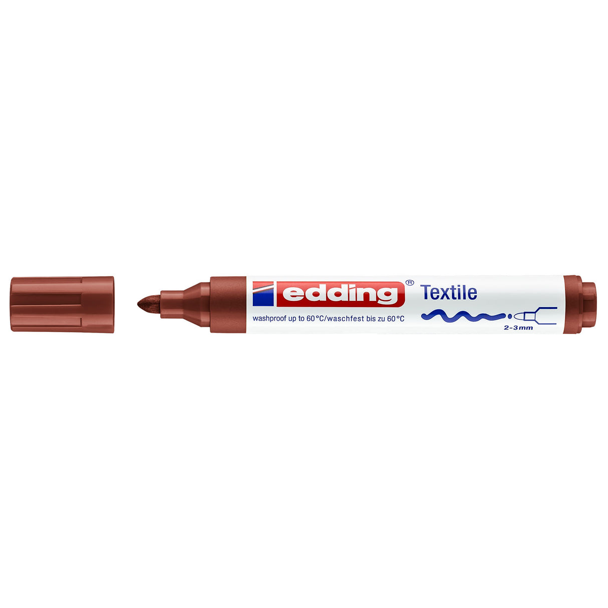 Edding 4500 • tekstiltusch 2-3mm brun