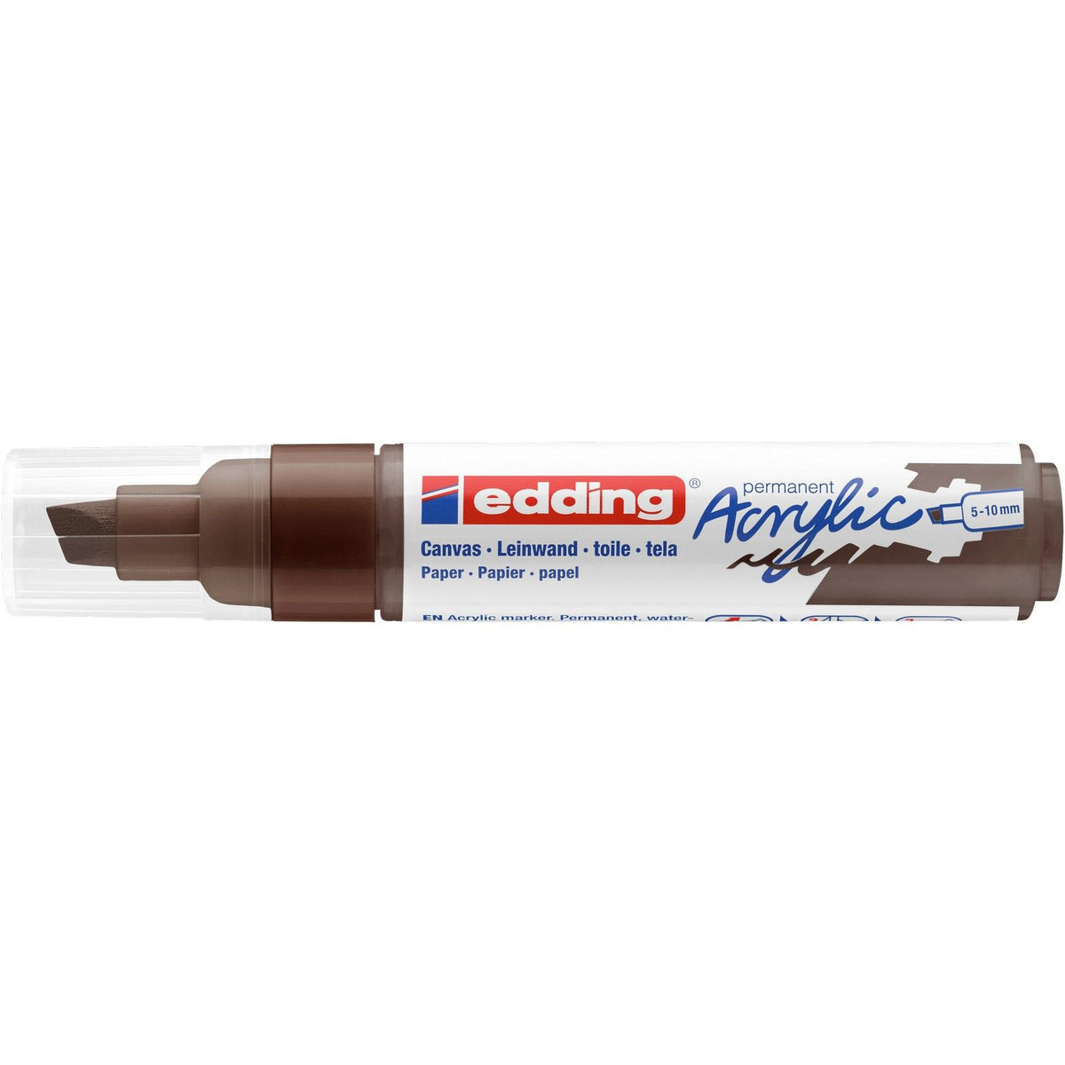 Edding 5000 • akryl tusch bred chokoladebrun