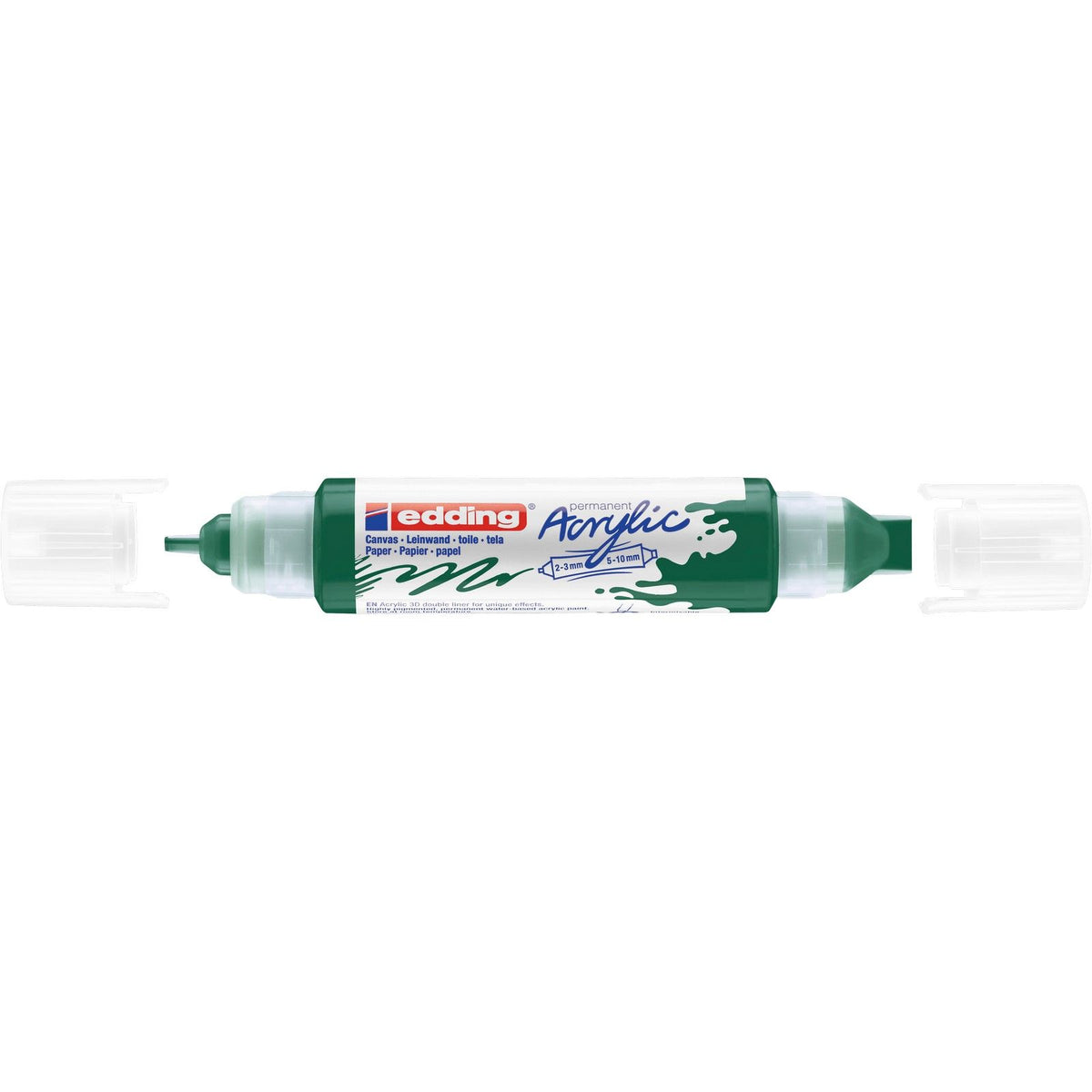 Edding 5000 • akryl 3d doubleliner mosgrøn
