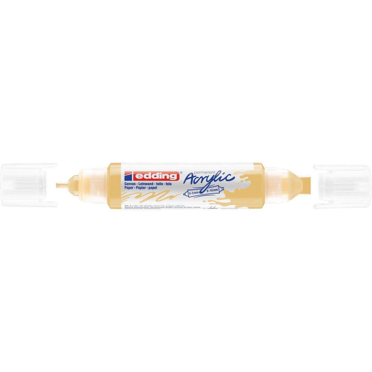 Edding 5000 • akryl 3d doubleliner pastelgul