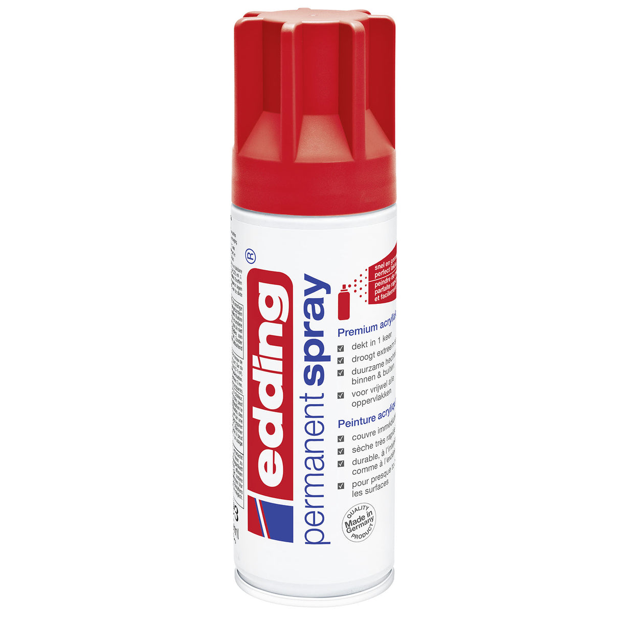 Edding 5200 • permanent spray premium akrylmaling trafik rød mat