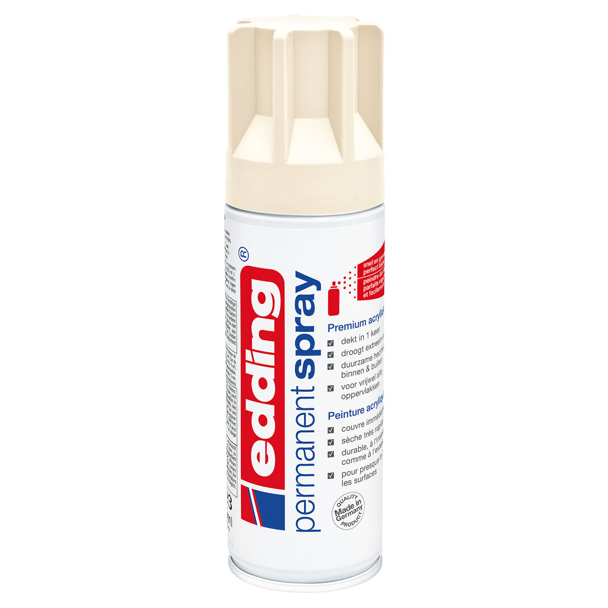 Edding 5200 • permanent spray premium akrylmaling lys elfenben mat