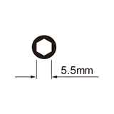 Icetoolz Spaak Nipple Key til 5,5 mm hexagonale brystvorter