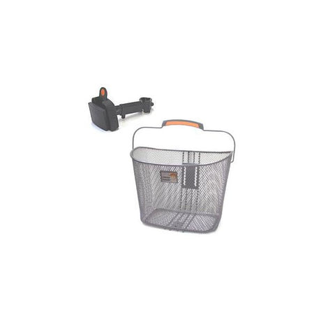 Cykelkurv Toscana Smartlock til 19 liter sølv