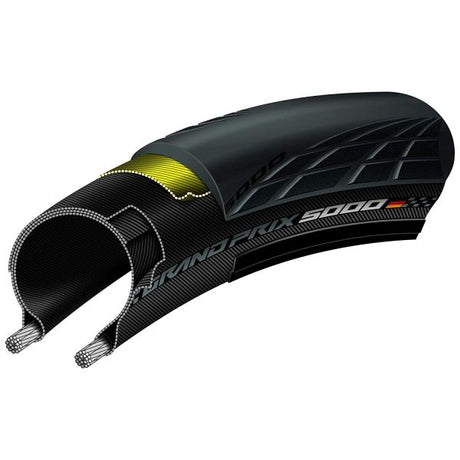 Continental Grand Prix 5000 Folding Band, Racing Bike, 28-622, Black
