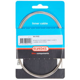 Elvedes bremse inderkabel 2.000 mm 1×19 gevind rustfrit stål ø1,5 mm med V-nippel ø5,5 × 10