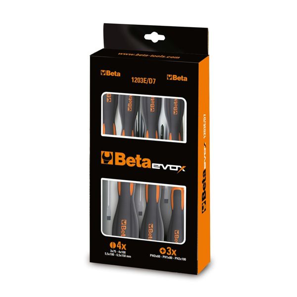 Skruetrækker Set Beta Tools EVOX 1203rd D8P - 8 Dial