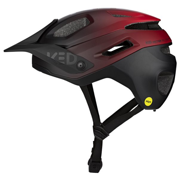 Ked cykelhjelm pector me-1 m (52-58cm) - mat rød sort