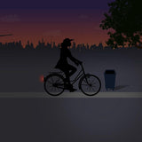 Spanninga baglys Pixeo XB Battery Fender Chrome