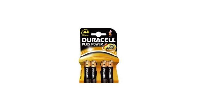 Duracell mn1500p4+power batteri lr6 aa plus