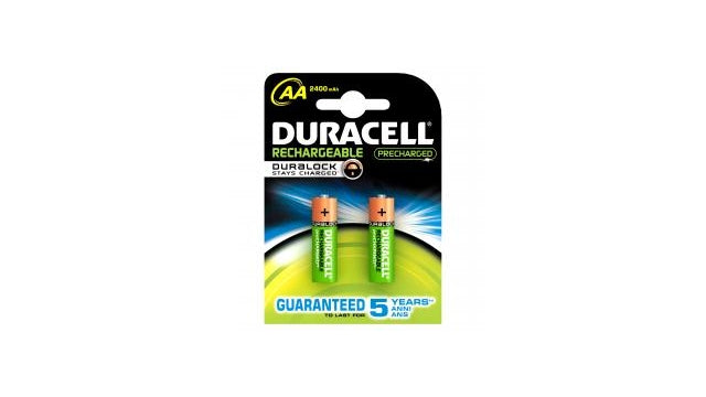 Duracell AA 2400mAh foropladede genopladelige batterier 2 stk