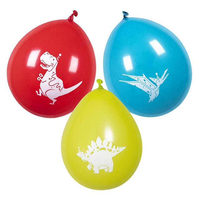 Boland balloner dino festsæt med 6 stk ø25cm