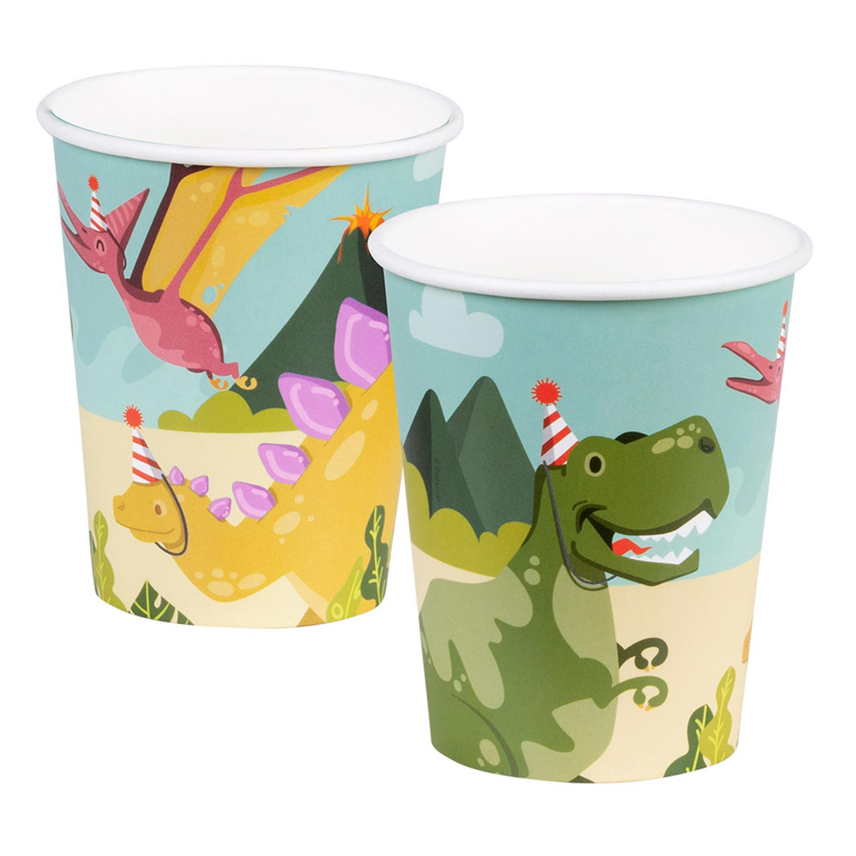 Boland papirkopper dino festsæt med 10 stk 21cl