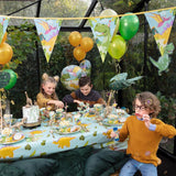 Boland papirsugerør dino party 3 designs sæt med 6 stk 20cm