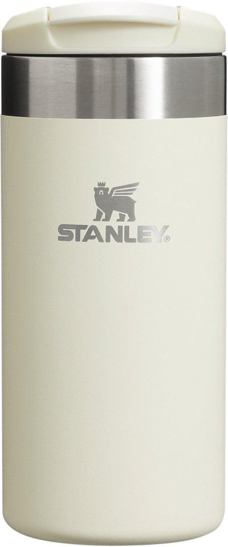 Stanley aerolight transit thermosbeker 350 ml - houdt 4 uur warm - 6 uur koud - vaatwasmachinebestendig - lekvrij - geschikt voor bekerhouder in auto - koffiebekers to go - black