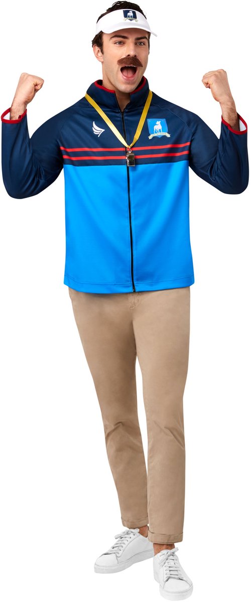 Rubiner maskerade ted - ted lasso kostume kit
