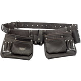 Draper Tools Draper Tools Tool Belt med pose 50 mm olie-rystet læder sort