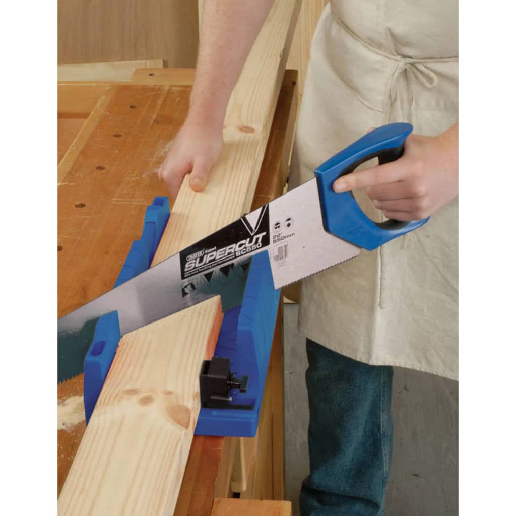 Draper Tools Expert Mitre Box med klemmer blå 09789