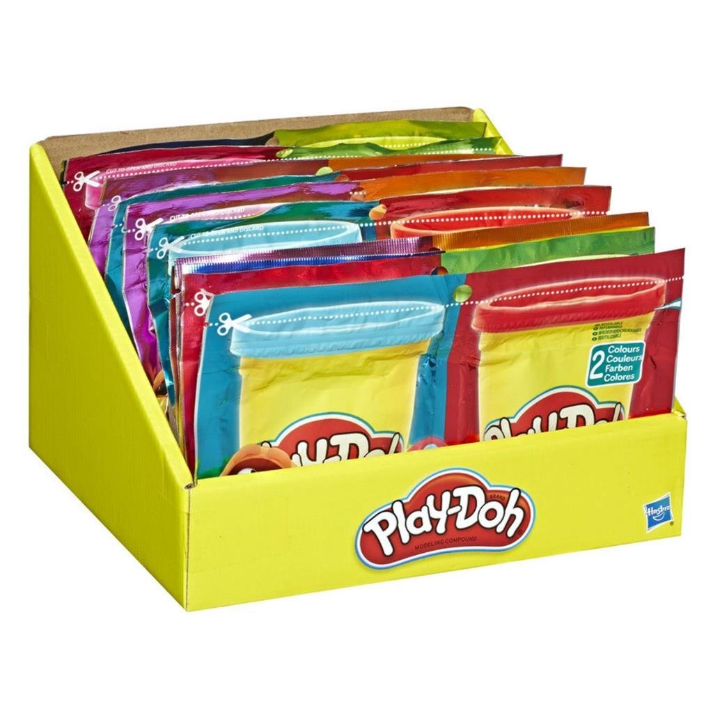 Play-doh grab and go sammensat taske + 2 farver ler