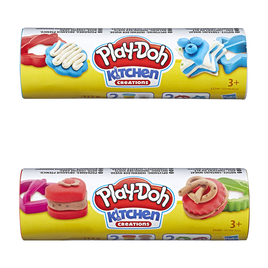 Play-doh køkken kreationer kagedåse med 2 farver af ler forskellige farver