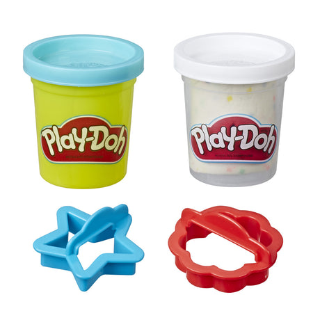 Play-doh køkken kreationer kagedåse med 2 farver af ler forskellige farver