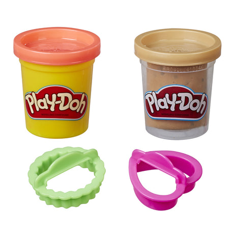 Play-doh køkken kreationer kagedåse med 2 farver af ler forskellige farver