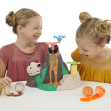 Hasbro play-doh slime hydro glitz dino vulkan