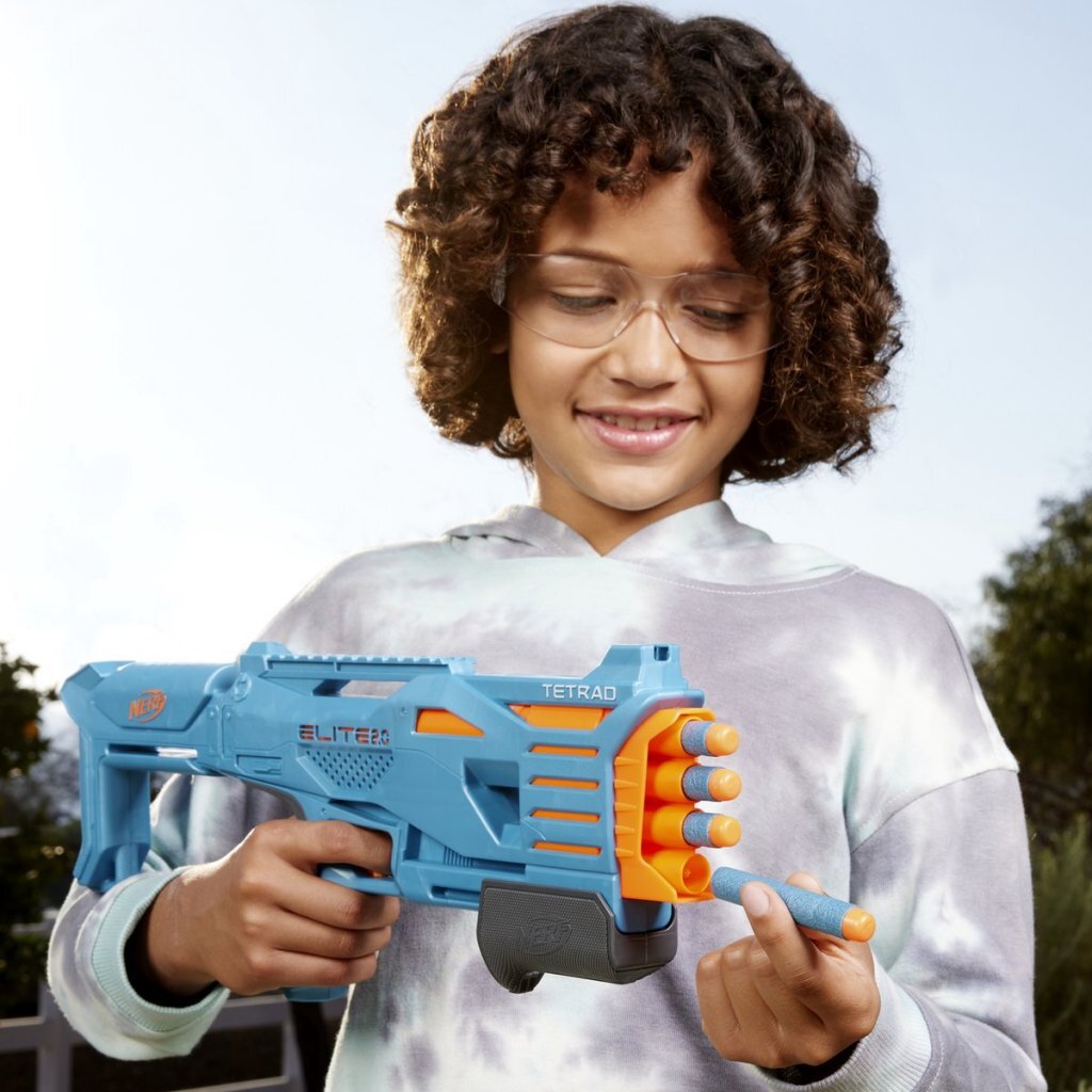 Hasbro Nerf Elite Tetrad – batterier til Nerf blastere