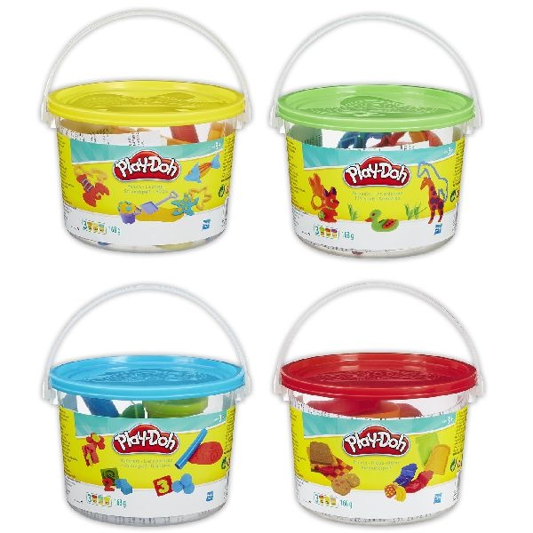 Play-doh mini spand med 3 gryder + tilbehør