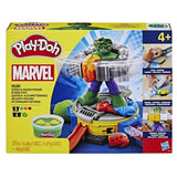 Play-doh marvel hulk smash squish legesæt - 4 lerpotter